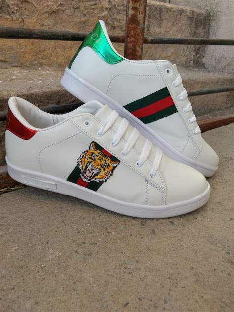 zapatos gucci hombre blancos|tenis gucci precio.